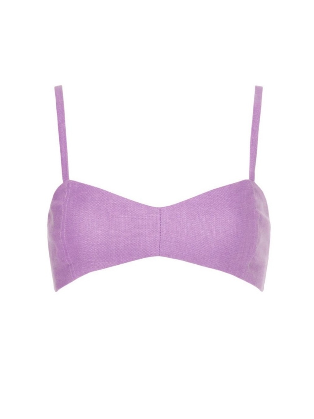 Ronny Kobo Collection Lilac Bandeau Bralette with Straps